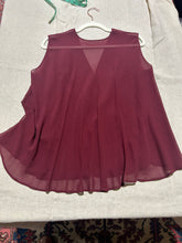 Load image into Gallery viewer, Vintage Sheer Burgundy Shirt Size IT 40/ US 4
