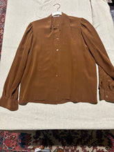 Load image into Gallery viewer, Saint Laurent Necktie Blouse  Size EU 38/ US 6
