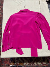 Load image into Gallery viewer, Vintage Hot Pink Top with Tie Detail IT 40/ US 4
