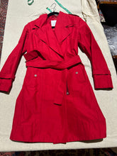 Load image into Gallery viewer, Vintage Costume National Red Trench Coat IT 42/ US 6
