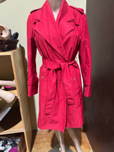Load image into Gallery viewer, Vintage Costume National Red Trench Coat IT 42/ US 6
