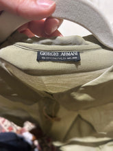 Load image into Gallery viewer, Vintage Giorgio Armani Khaki Green Sheer Top IT 42/ US 6
