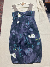 Load image into Gallery viewer, Vintage Max Mara Cotton Blue Floral Dress Bubble Hem IT 42/ US 6
