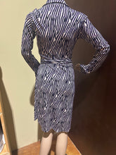 Load image into Gallery viewer, Vintage Diane von Furstenberg Zebra 100% Silk Dress IT 44/ US 8

