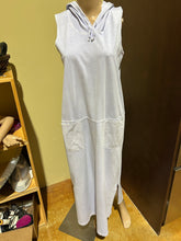 Load image into Gallery viewer, Fresh Produce Light Blue Terrycloth Dress M
