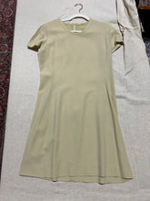Load image into Gallery viewer, Calvin Klein Collection wool Vintage Cream Dress Size M
