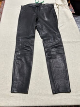 Load image into Gallery viewer, All Saints 100% Leather Low Rise Trousers Size US 6
