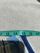 Load image into Gallery viewer, Vintage Cotton Striped Blue and White Micro Shorts Size M
