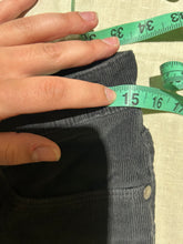 Load image into Gallery viewer, Lorno Piana Black Corduroy Cropped Trousers Size IT 44/ US 6
