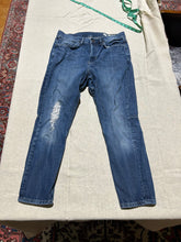 Load image into Gallery viewer, All Saints Distressed Denim Skinny Cropped Jeans Size 27
