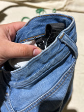 Load image into Gallery viewer, J Brand Blue Skinny Distressed Hem Jeans Size 27
