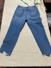 Load image into Gallery viewer, J Brand Blue Skinny Distressed Hem Jeans Size 27
