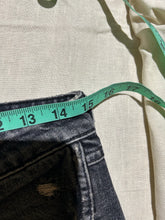 Load image into Gallery viewer, AMÒ Vintage Dark Wash Distressed Amo Jeans Size 27
