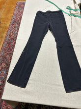 Load image into Gallery viewer, Hue Stretch Flare Black Jeggings Circa 2012 Size M
