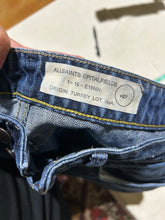 Load image into Gallery viewer, All Saints Dark Wash Straight Leg Distressed Jeans Size 27
