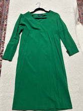 Load image into Gallery viewer, Piazza Sempione  Emerald Green Convertible Mini Dress With Belt Size S
