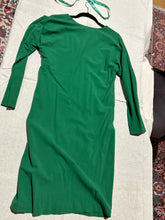 Load image into Gallery viewer, Piazza Sempione  Emerald Green Convertible Mini Dress With Belt Size S
