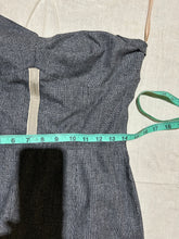 Load image into Gallery viewer, Dolce &amp; Gabbana Wool Grey Tweed Spaghetti Strap Mini Dress Size S
