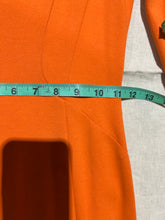 Load image into Gallery viewer, Paul Smith Black Label Collection Orange Boat Neck Dress Size S
