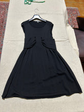 Load image into Gallery viewer, Proenza Schouler Scoop Neck Waist Detail Black A-Line Dress Size S
