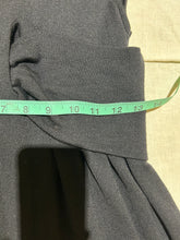 Load image into Gallery viewer, Proenza Schouler Scoop Neck Waist Detail Black A-Line Dress Size S
