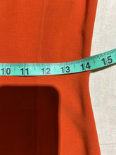Load image into Gallery viewer, Vintage Michael Kors Collection Burnt Orange Square Neck Dress Size S
