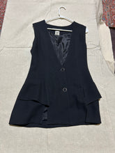Load image into Gallery viewer, Vintage Price Ronan Plunge Neck Ruffle Vest Size M/L
