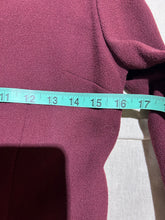 Load image into Gallery viewer, Burgundy Ruffle Mini Dress With Key Hole Neckline Size S
