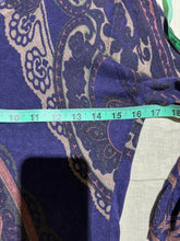 Load image into Gallery viewer, Rare Vintage Etro Milano Patterned Purple Patterned Dress Size S/M
