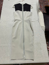 Load image into Gallery viewer, Victoria Beckham Black and White Contrast Sleeveless Dress Size S
