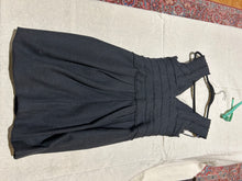 Load image into Gallery viewer, Herve Leger Corset v- Neck wool  Gray Mini Dress Size S
