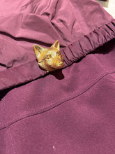 Load image into Gallery viewer, Vintage Burberry Burgundy Dress with Fox Belt Size S/M

