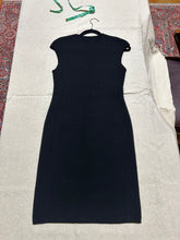 Load image into Gallery viewer, Michael Kors Houndstooth Blue Sleeveless Dress S/M

