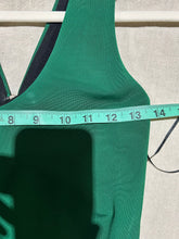 Load image into Gallery viewer, Victoria Beckham Emerald Green Low Neck Summer Dress Size S
