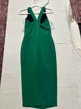 Load image into Gallery viewer, Victoria Beckham Emerald Green Low Neck Summer Dress Size S
