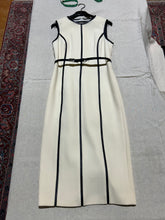 Load image into Gallery viewer, Michael Kors Collection Made in Italy White Wool Dress with Belt Size M
