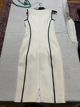Load image into Gallery viewer, Michael Kors Collection Made in Italy White Wool Dress with Belt Size M
