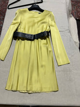 Load image into Gallery viewer, Vintage Burberry Bright Yellow Mini Dress Size S/M
