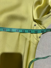 Load image into Gallery viewer, Vintage Burberry Bright Yellow Mini Dress Size S/M
