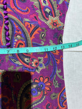 Load image into Gallery viewer, Rare Etro Milano Purple Paisley Patterned Dress Size S/M

