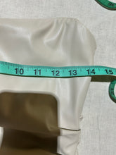 Load image into Gallery viewer, Zara Cream Faux Leather Strapless Dress Size S
