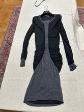 Load image into Gallery viewer, Isabel Marant Drop Waist Mermaid Shape Gray and Black Dress Size S
