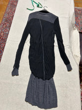 Load image into Gallery viewer, Isabel Marant Drop Waist Mermaid Shape Gray and Black Dress Size S
