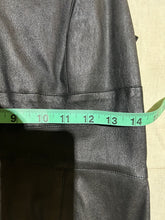 Load image into Gallery viewer, Narciso Rodriguez Leather V Neck Dress Size S/M
