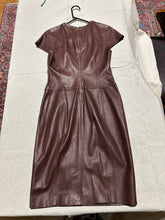 Load image into Gallery viewer, Jason Wu Leather T-Shirt Dress Size M
