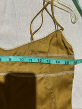 Load image into Gallery viewer, Zenobia Satin Slip Dress with Lace Hem size 6
