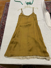 Load image into Gallery viewer, Zenobia Satin Slip Dress with Lace Hem size 6
