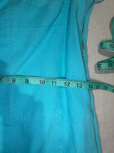 Load image into Gallery viewer, Hugo Boss 100% linen Turqouise Mini Dress Size XS
