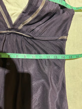 Load image into Gallery viewer, VINTAGE Hugo Boss Plum Plunge Mini Dress Size S

