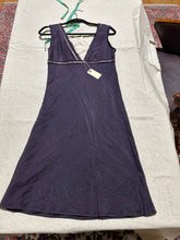 Load image into Gallery viewer, VINTAGE Hugo Boss Plum Plunge Mini Dress Size S
